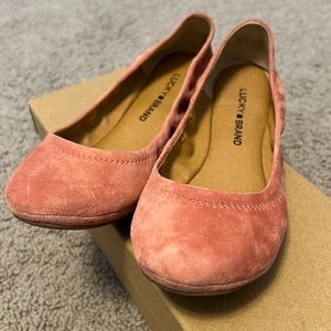 Lucky Brand Women's  Emmie Flats Canyon Rose Size 7